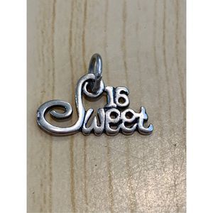 Sweet 16 Sterling Silver Jewelry Charm #birthday #16